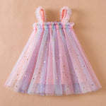 Starlight Dreams Tulle Dress – Sparkly Summer Princess Dress for Girls