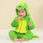 Daring Dinosaur Romper - Hooded Baby/Toddler Bodysuit