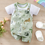 Zoo Buddies Baby Romper – Animal Print Summer Jumpsuit