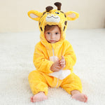 Gentle Giraffe Romper - Hooded Baby/Toddler Bodysuit