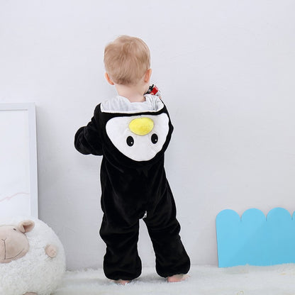 Arctic Penguin Romper - Hooded Baby/Toddler Bodysuit