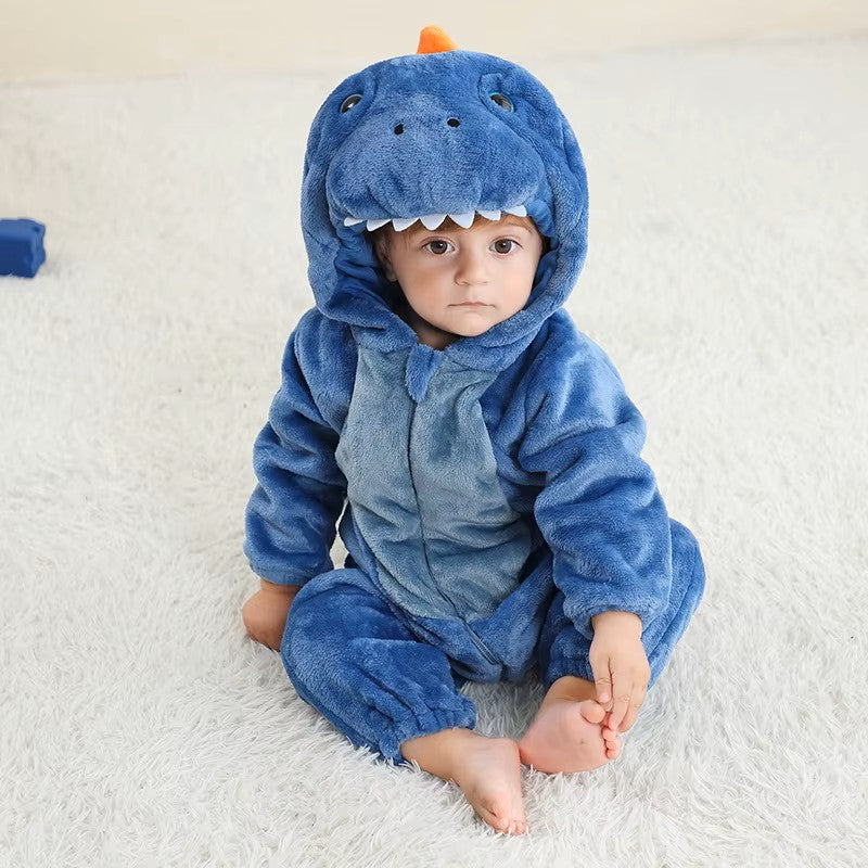 Mighty Dragon Romper - Hooded Baby/Toddler Bodysuit