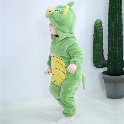 Adventure Dragon Romper- Hooded Baby/Toddler Bodysuit