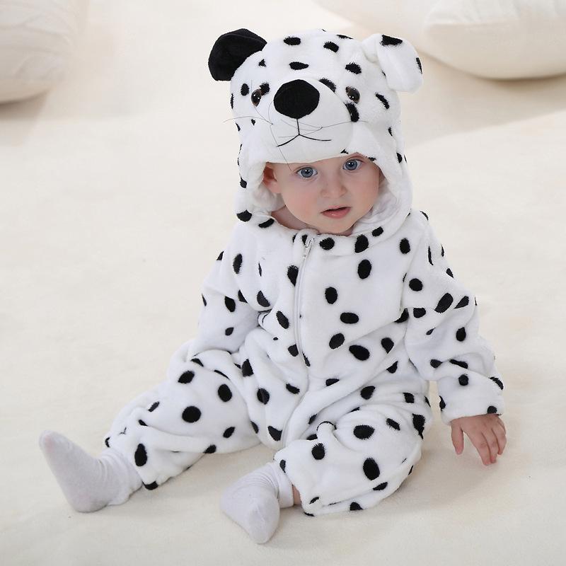 Snow Leppard Romper - Hooded Baby/Toddler Bodysuit