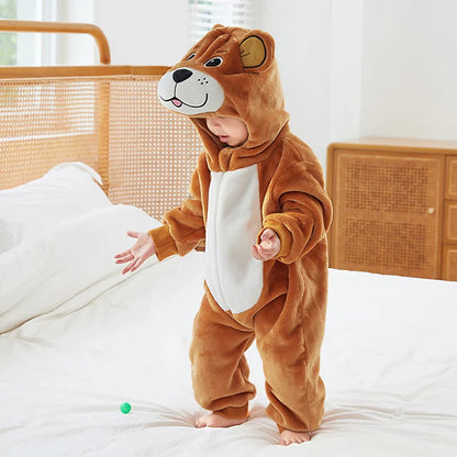 Baby Bear Romper - Hooded Baby/Toddler Bodysuit