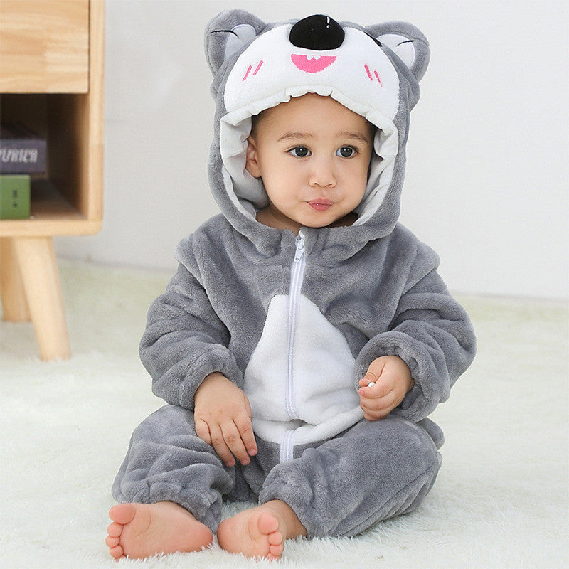 Cuddle Koala Romper - Hooded Baby/Toddler Bodysuit