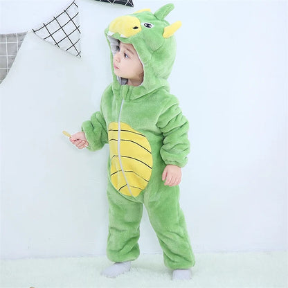 Adventure Dragon Romper- Hooded Baby/Toddler Bodysuit