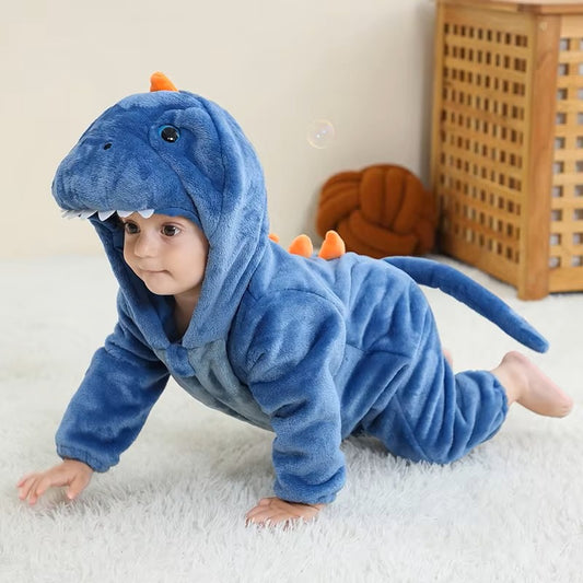 Mighty Dragon Romper - Hooded Baby/Toddler Bodysuit