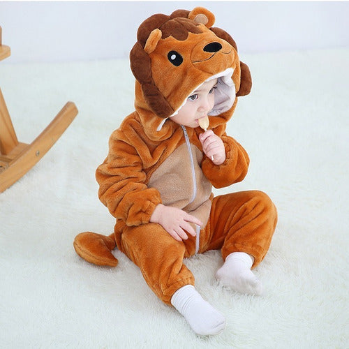 Roaring Lion Romper - Hooded Baby/Toddler Bodysuit