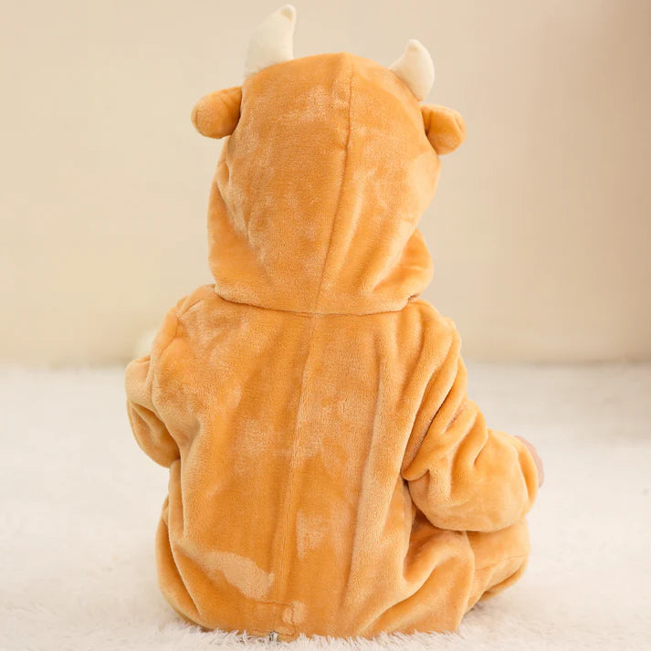 Cozy Calf Romper - Hooded Baby/Toddler Bodysuit
