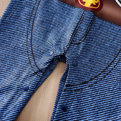 Little Sheriff Adventure Romper – Cowboy-Inspired Baby Outfit