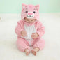 Pink Cat Romper - Hooded Baby/Toddler Bodysuit