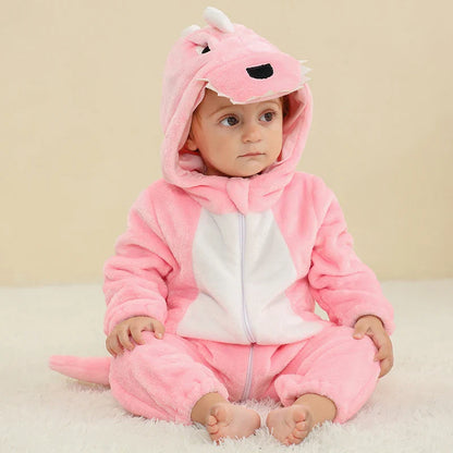 Daring Dinosaur Romper - Hooded Baby/Toddler Bodysuit