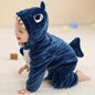 Sleepy Shark Romper - Hooded Baby/Toddler Bodysuit