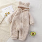 Fleece Baby Romper with Hooded Ears – Soft and Snuggly Baby Bodysuit