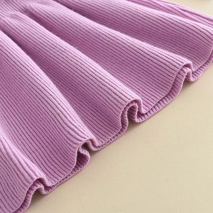 Little Grace Knit Sweater Dress – Girls' Ruffle Winter Dress