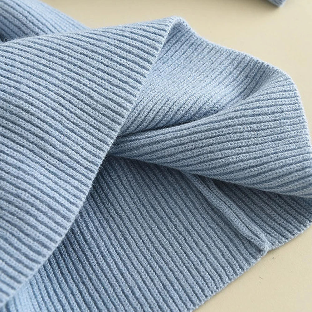 Little Grace Knit Sweater Dress – Girls' Ruffle Winter Dress