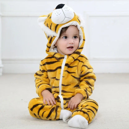 Tiger Cub Romper - Hooded Baby/Toddler Bodysuit