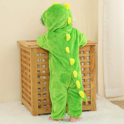 Daring Dinosaur Romper - Hooded Baby/Toddler Bodysuit