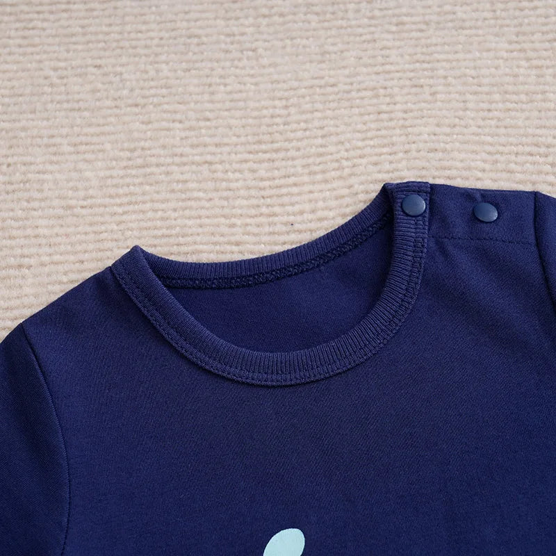 Little Trunk Elephant Baby Romper – Soft Cotton Summer Bodysuit