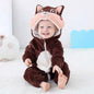 Cheeky Chipmunk Romper - Hooded Baby/Toddler Bodysuit