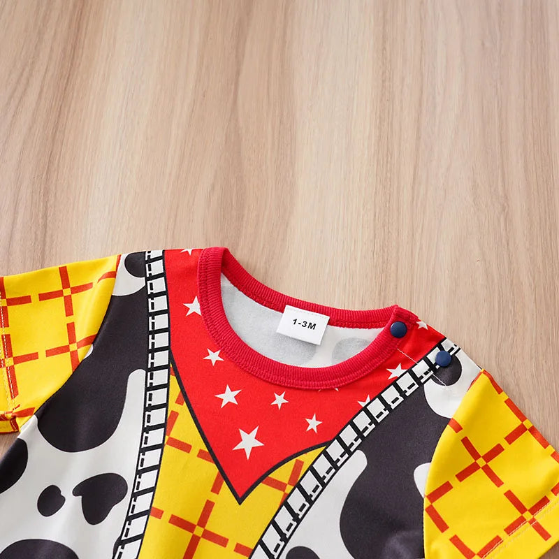 Little Sheriff Adventure Romper – Cowboy-Inspired Baby Outfit