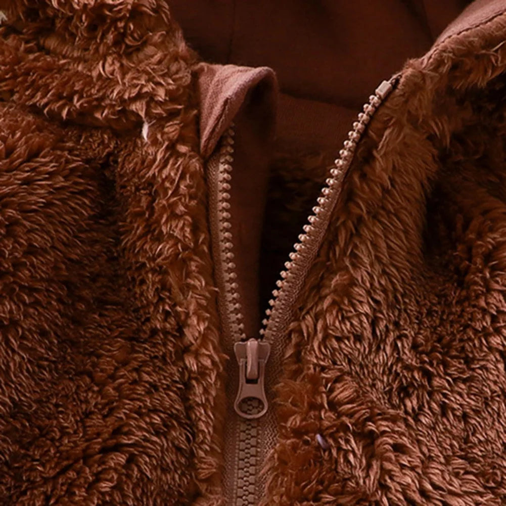 Fleece Baby Romper with Hooded Ears – Soft and Snuggly Baby Bodysuit