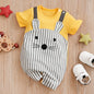 Whiskers & Stripes Baby Mouse Romper – Soft Cotton Cartoon Bodysuit