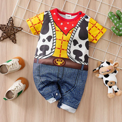 Little Sheriff Adventure Romper – Cowboy-Inspired Baby Outfit
