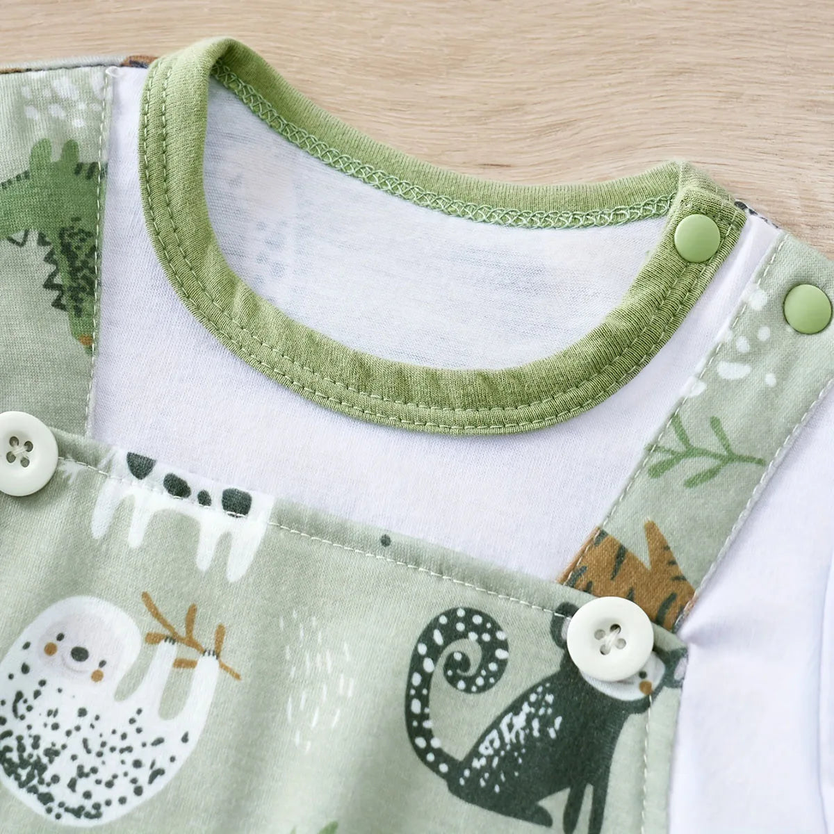 Zoo Buddies Baby Romper – Animal Print Summer Jumpsuit