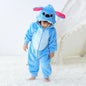 Alien Stitch Romper - Stitch-Inspired Hooded Baby/Toddler Bodysuit