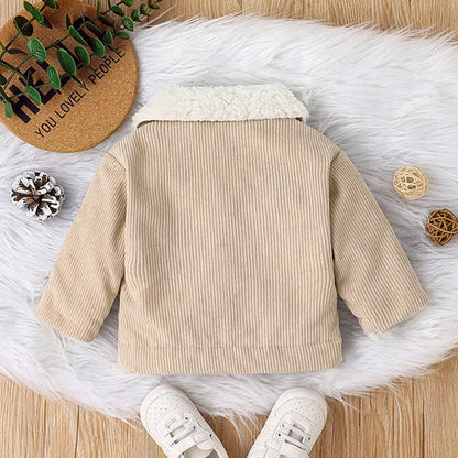 Mini Explorer Sherpa-Lined Corduroy Jacket – Baby Winter Coat