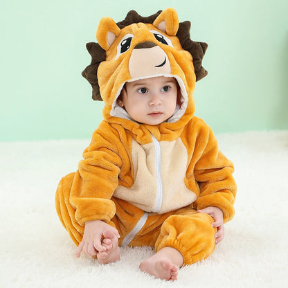 Happy Hedgehog Romper - Hooded Baby/Toddler Bodysuit