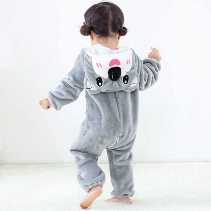 Cuddle Koala Romper - Hooded Baby/Toddler Bodysuit