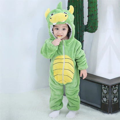 Adventure Dragon Romper- Hooded Baby/Toddler Bodysuit