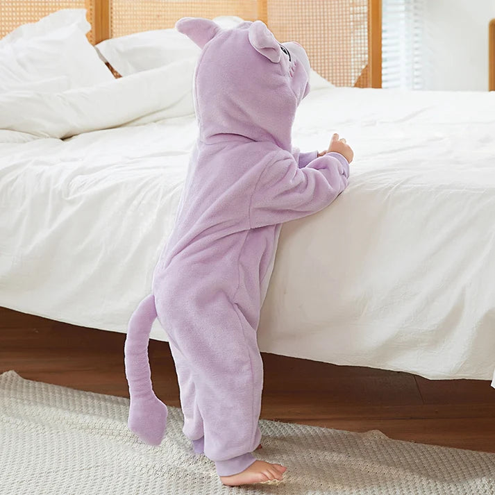 Twilight Bat Romper - Hooded Baby/Toddler Bodysuit