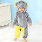 Elly Elephant Romper - Hooded Baby/Toddler Bodysuit