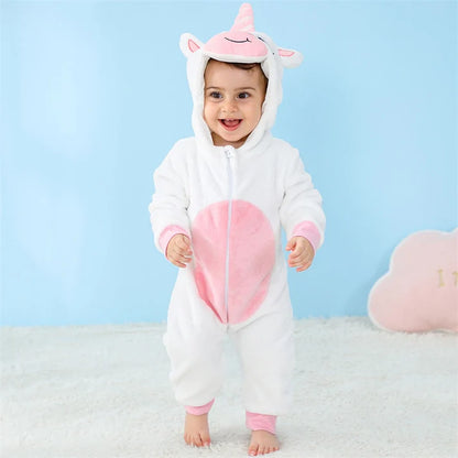 Magical Unicorn Romper - Hooded Baby/Toddler Bodysuit