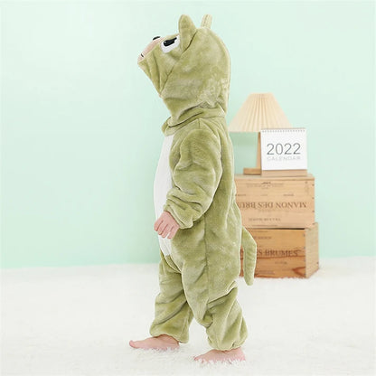 Fluffy Puppy Romper - Hooded Baby/Toddler Bodysuit