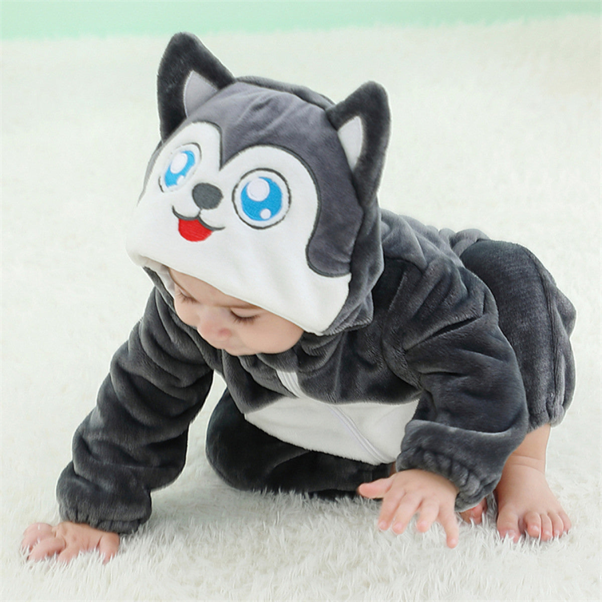 Cuddle Cat Romper - Hooded Baby/Toddler Bodysuit