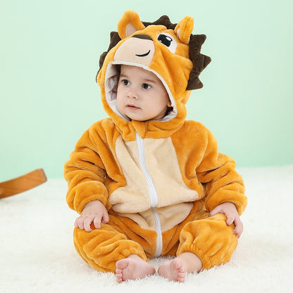 Happy Hedgehog Romper - Hooded Baby/Toddler Bodysuit